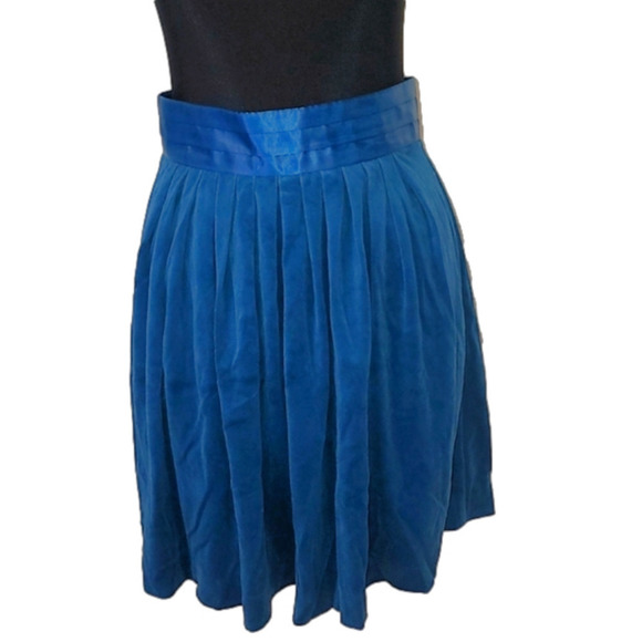 Vintage St.Michael Knee lenght velvet skater skirt - Picture 1 of 8